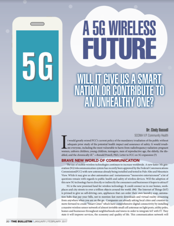 5G and the IOT: Scientific Overview of Human Health Risks - Environmental  Health Trust