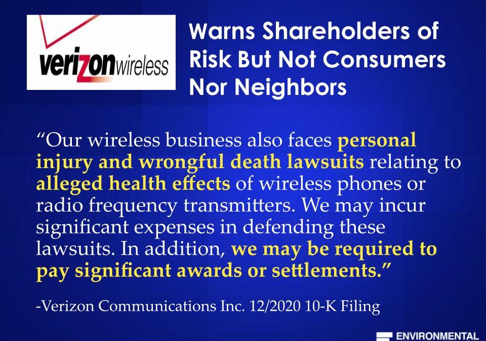 Liability and Risk from 5G and Cell Towers - Environmental Health Trust